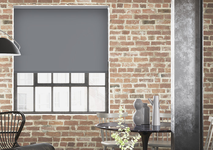 Eco Friendly, Charcoal Grey - Roller Blind - Image 3